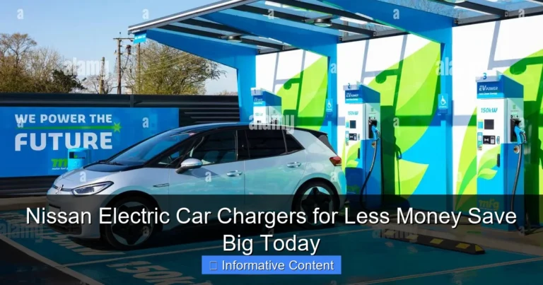 Nissan Electric Car Chargers for Less Money Save Big Today