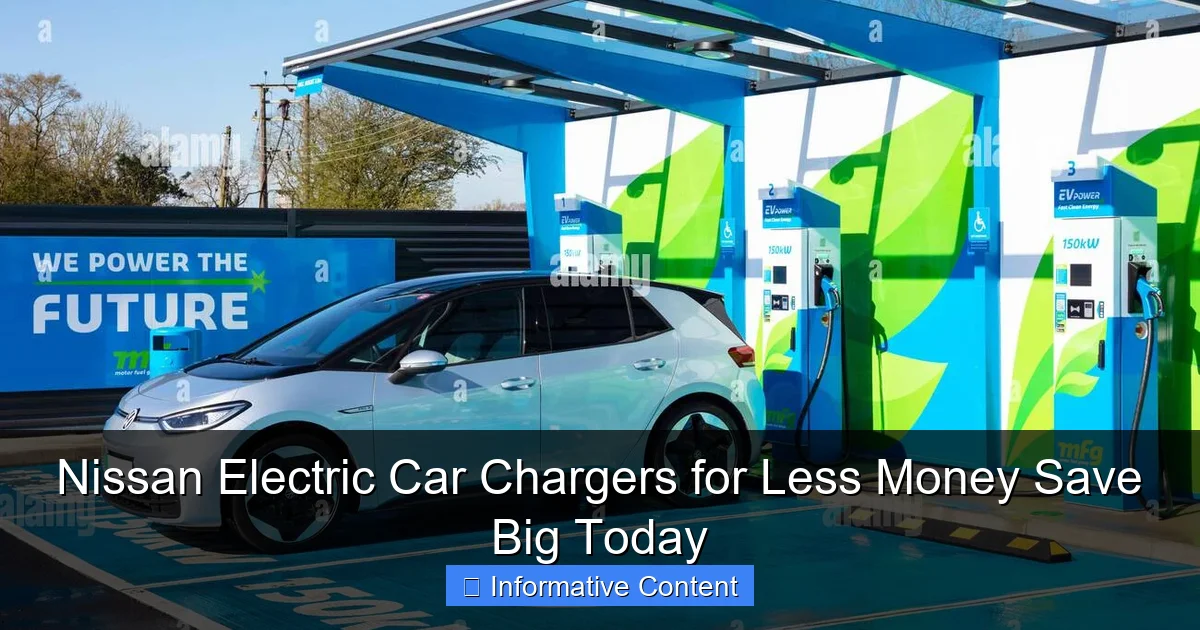 Nissan Electric Car Chargers for Less Money Save Big Today