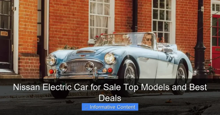 Nissan Electric Car for Sale Top Models and Best Deals