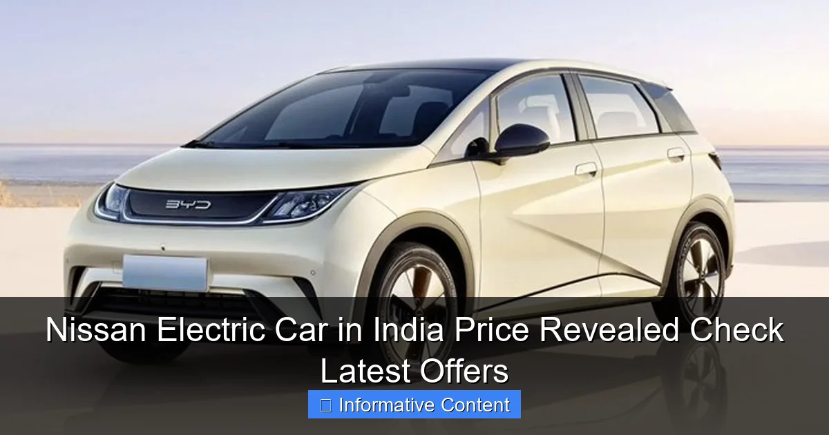 Nissan Electric Car in India Price Revealed Check Latest Offers