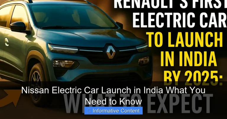 Nissan Electric Car Launch in India What You Need to Know