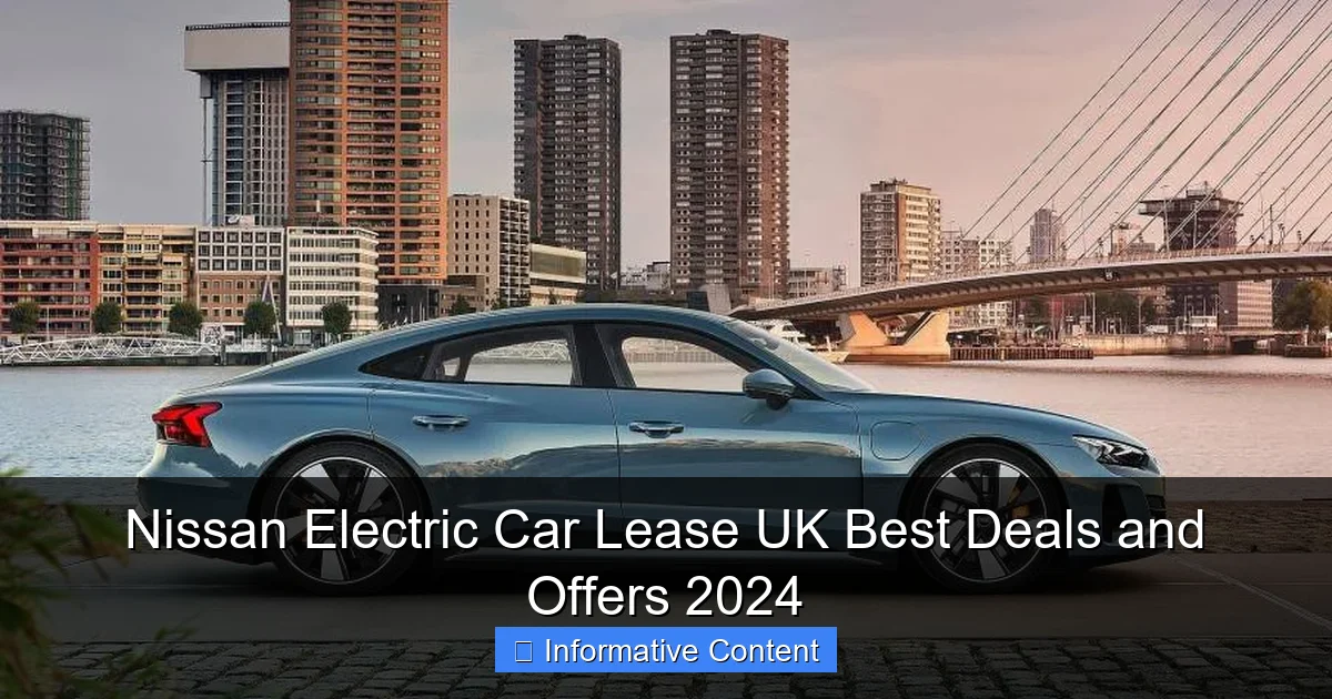 Nissan Electric Car Lease UK Best Deals and Offers 2024