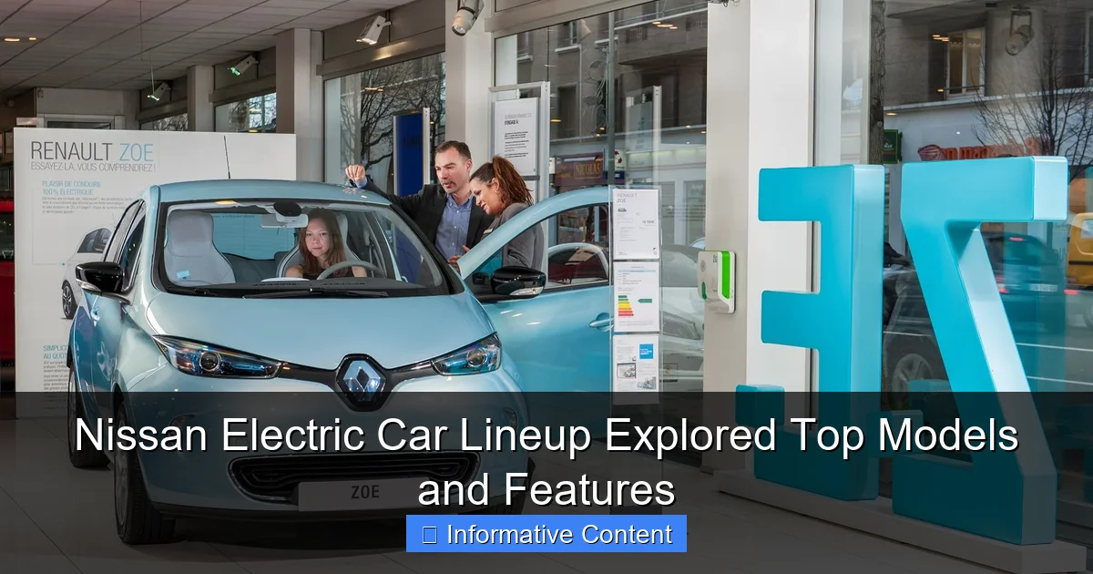 Nissan Electric Car Lineup Explored Top Models and Features