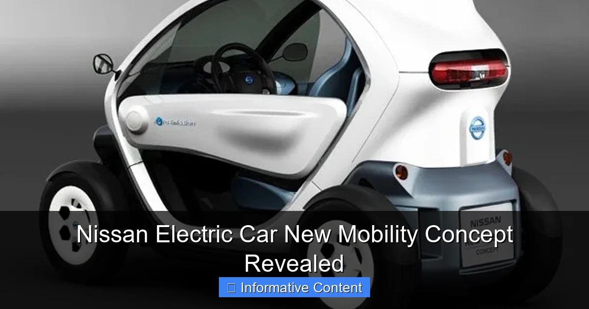 Nissan Electric Car New Mobility Concept Revealed