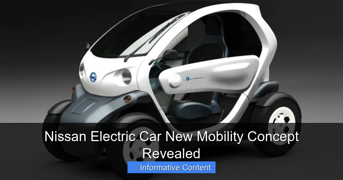 Nissan Electric Car New Mobility Concept Revealed