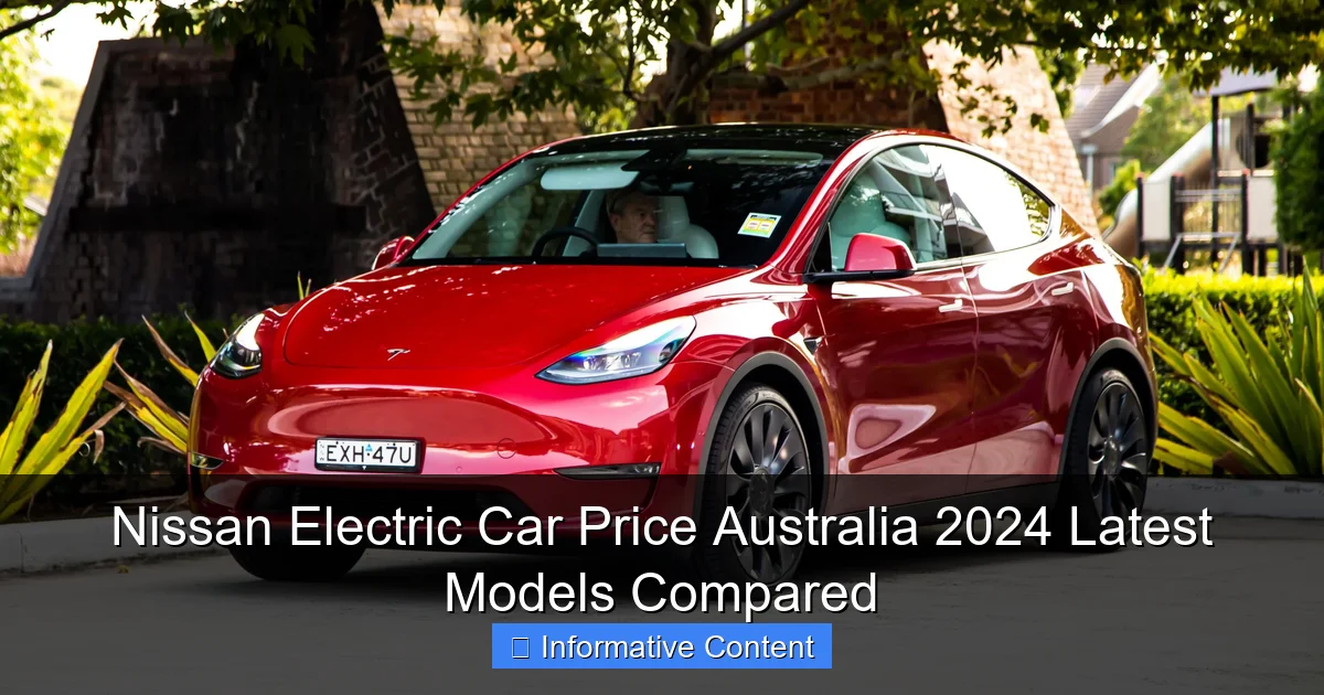 Nissan Electric Car Price Australia 2024 Latest Models Compared