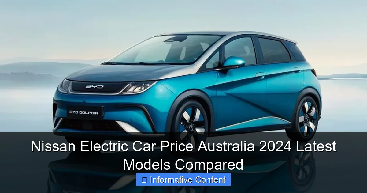 Nissan Electric Car Price Australia 2024 Latest Models Compared