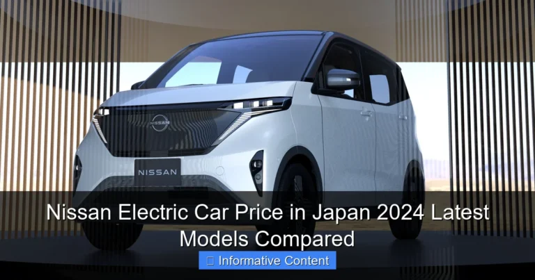 Nissan Electric Car Price in Japan 2024 Latest Models Compared