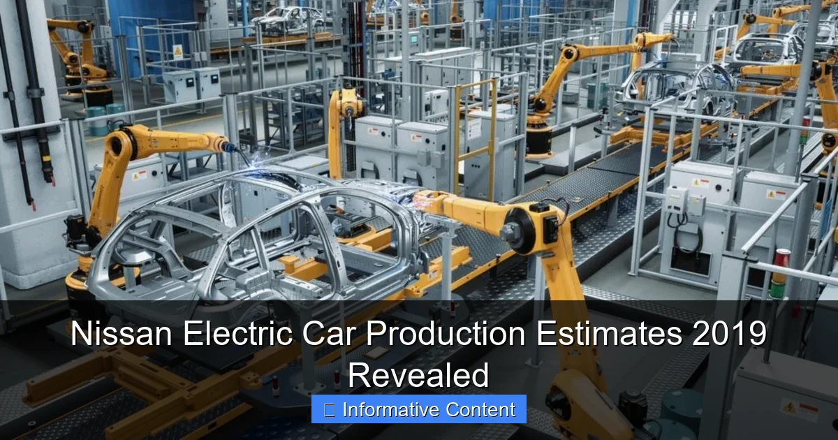 Nissan Electric Car Production Estimates 2019 Revealed