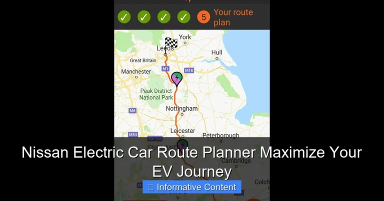 Nissan Electric Car Route Planner Maximize Your EV Journey