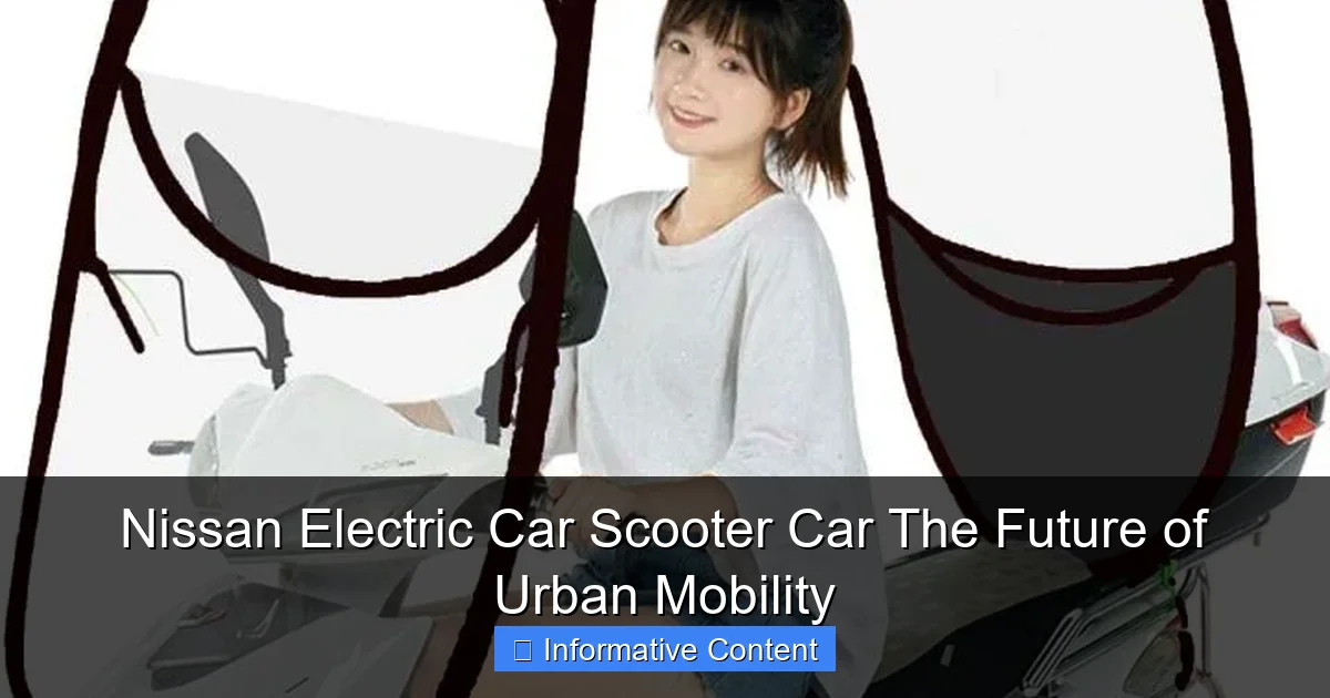 Nissan Electric Car Scooter Car The Future of Urban Mobility