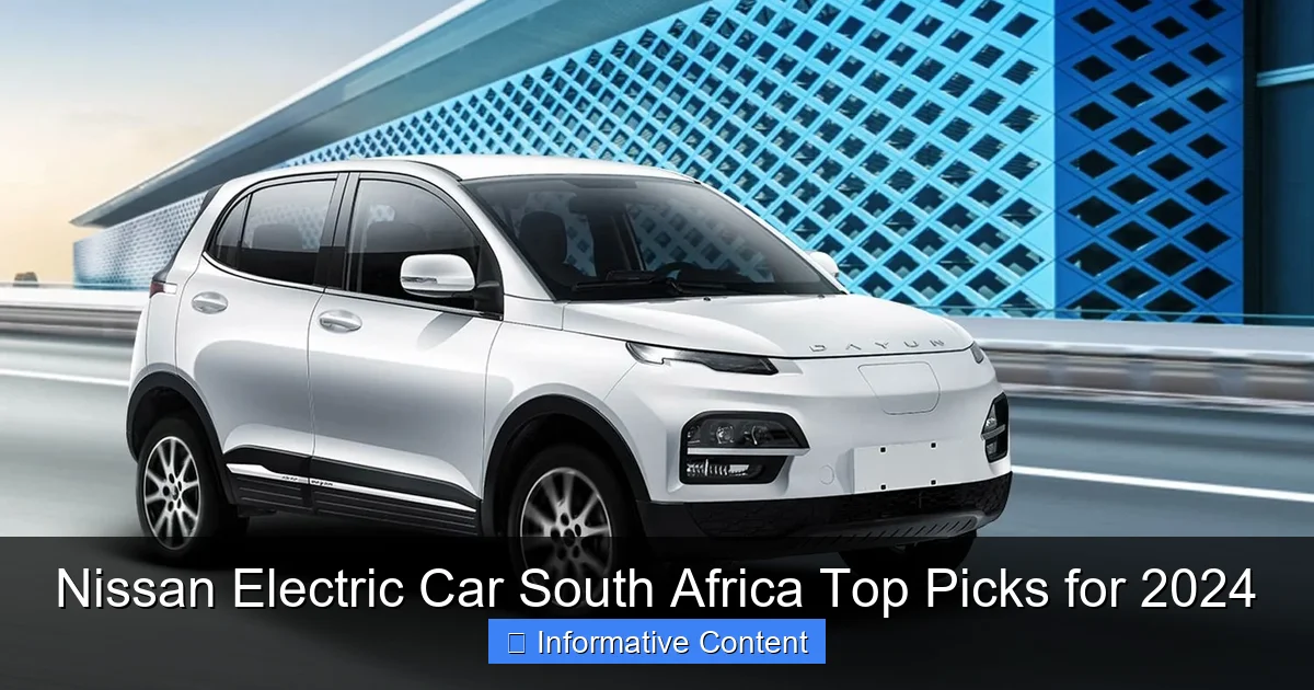 Nissan Electric Car South Africa Top Picks for 2024