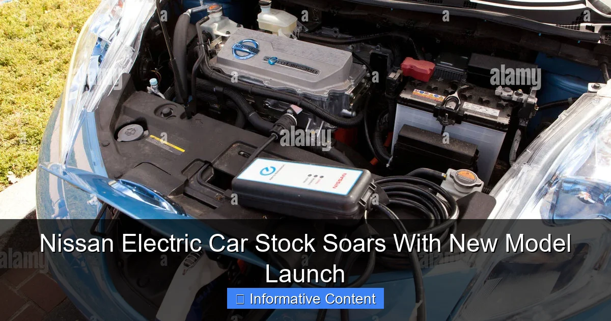 Nissan Electric Car Stock Soars With New Model Launch