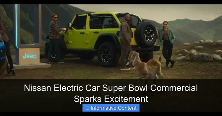 Nissan Electric Car Super Bowl Commercial Sparks Excitement