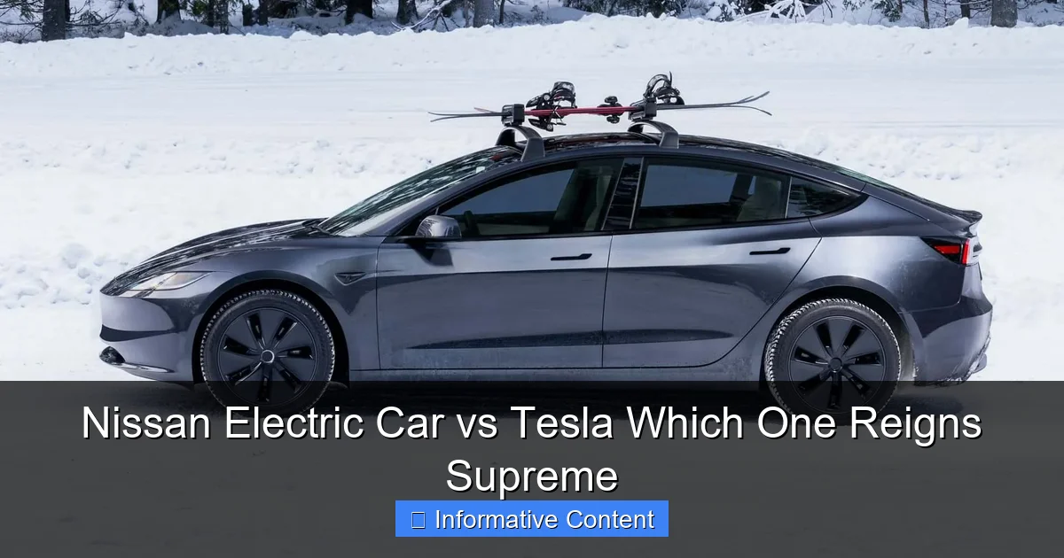 Nissan Electric Car vs Tesla Which One Reigns Supreme