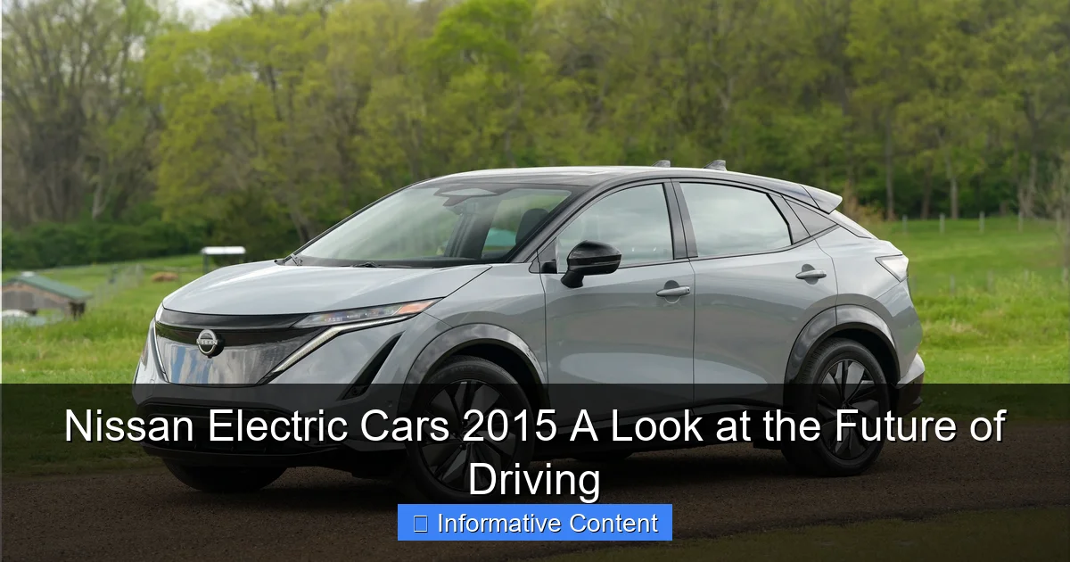 Nissan Electric Cars 2015 A Look at the Future of Driving