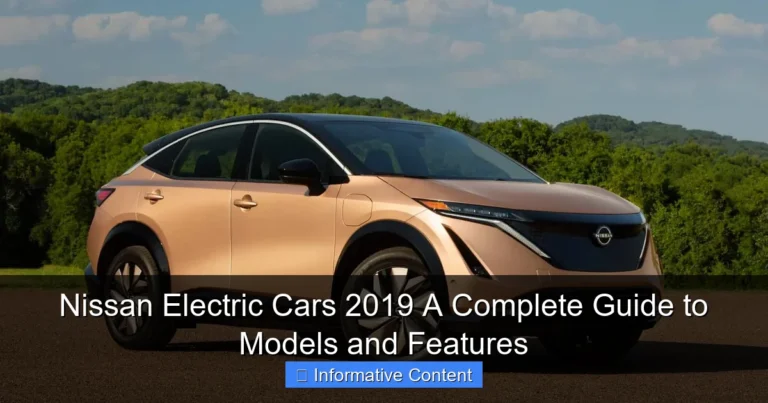 Nissan Electric Cars 2019 A Complete Guide to Models and Features