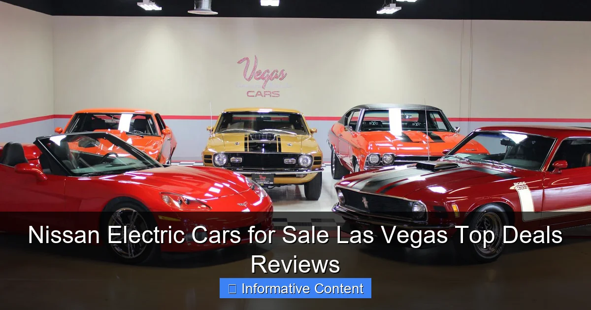Nissan Electric Cars for Sale Las Vegas Top Deals Reviews