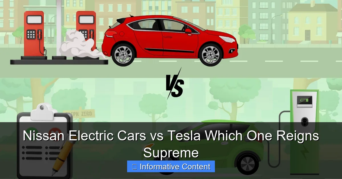 Nissan Electric Cars vs Tesla Which One Reigns Supreme