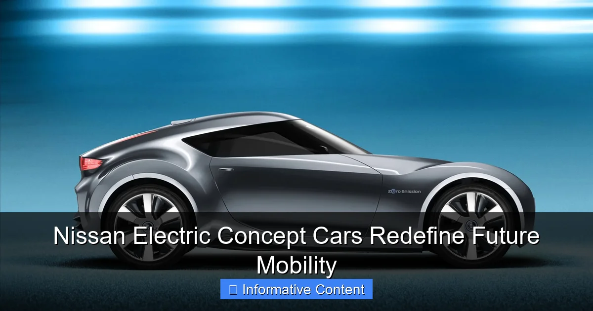 Nissan Electric Concept Cars Redefine Future Mobility