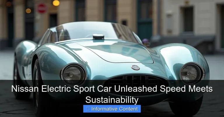 Nissan Electric Sport Car Unleashed Speed Meets Sustainability