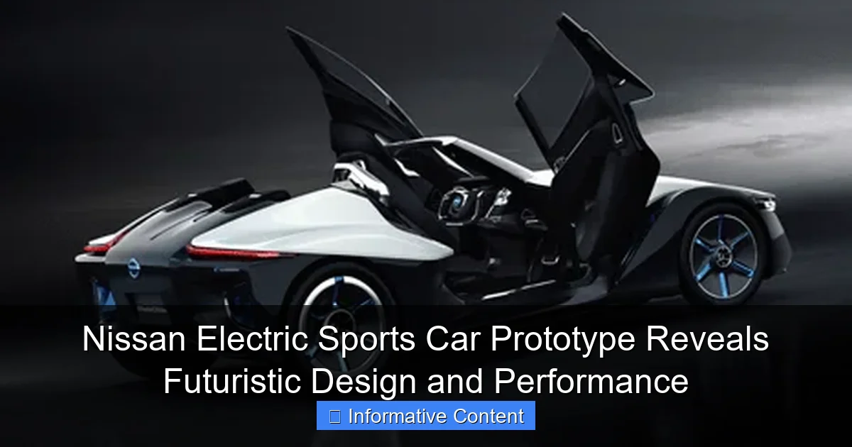 Nissan Electric Sports Car Prototype Reveals Futuristic Design and Performance