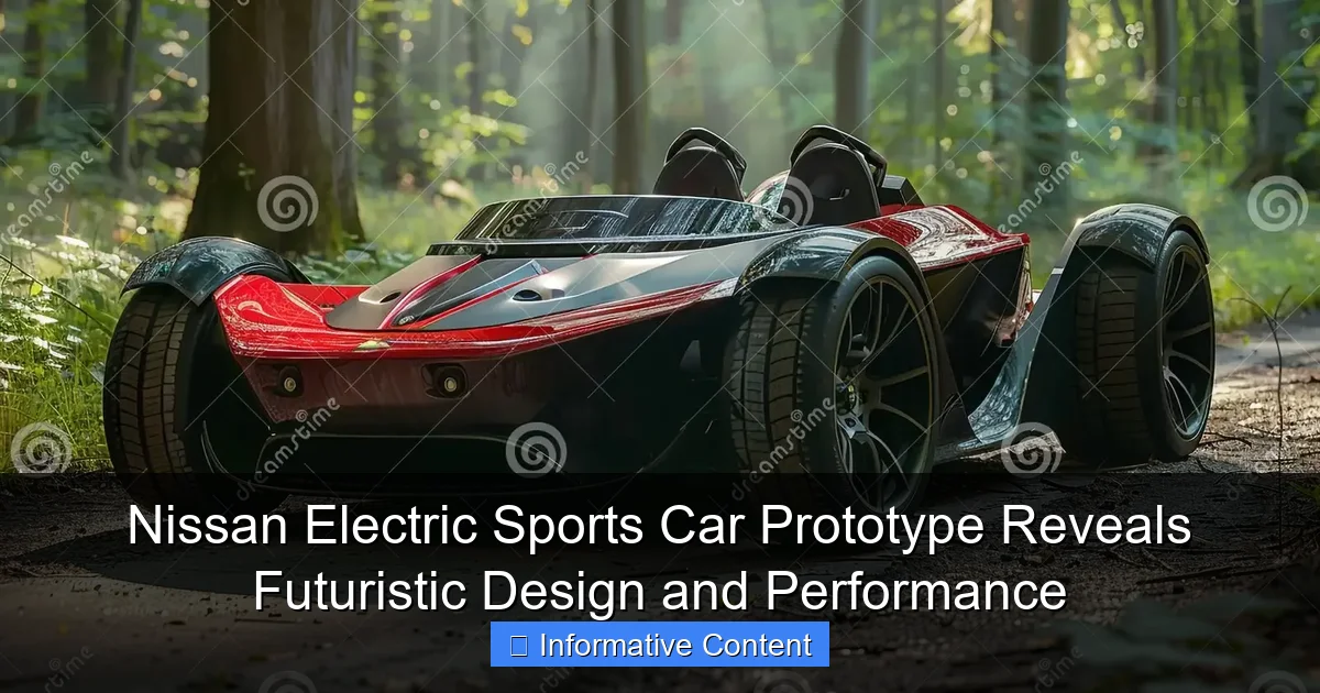 Nissan Electric Sports Car Prototype Reveals Futuristic Design and Performance