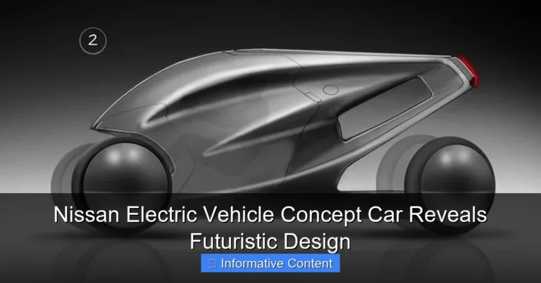 Nissan Electric Vehicle Concept Car Reveals Futuristic Design
