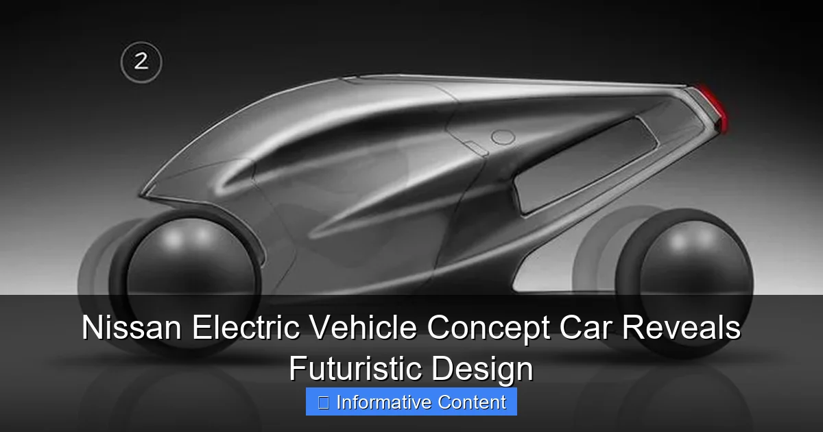 Nissan Electric Vehicle Concept Car Reveals Futuristic Design