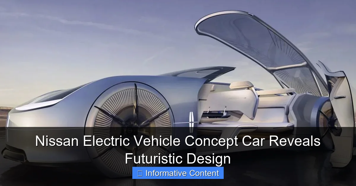 Nissan Electric Vehicle Concept Car Reveals Futuristic Design