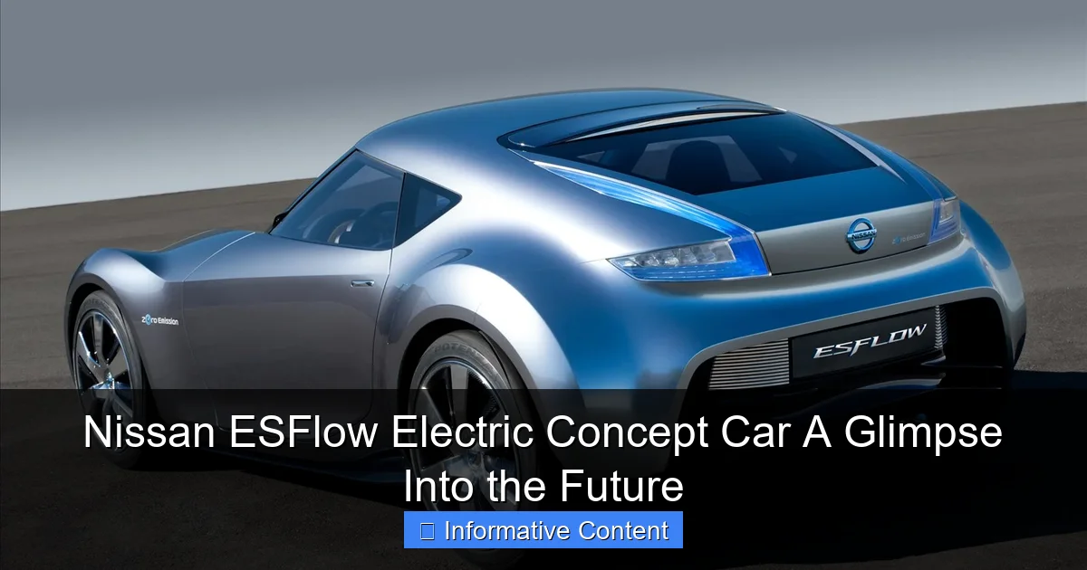 Nissan ESFlow Electric Concept Car A Glimpse Into the Future
