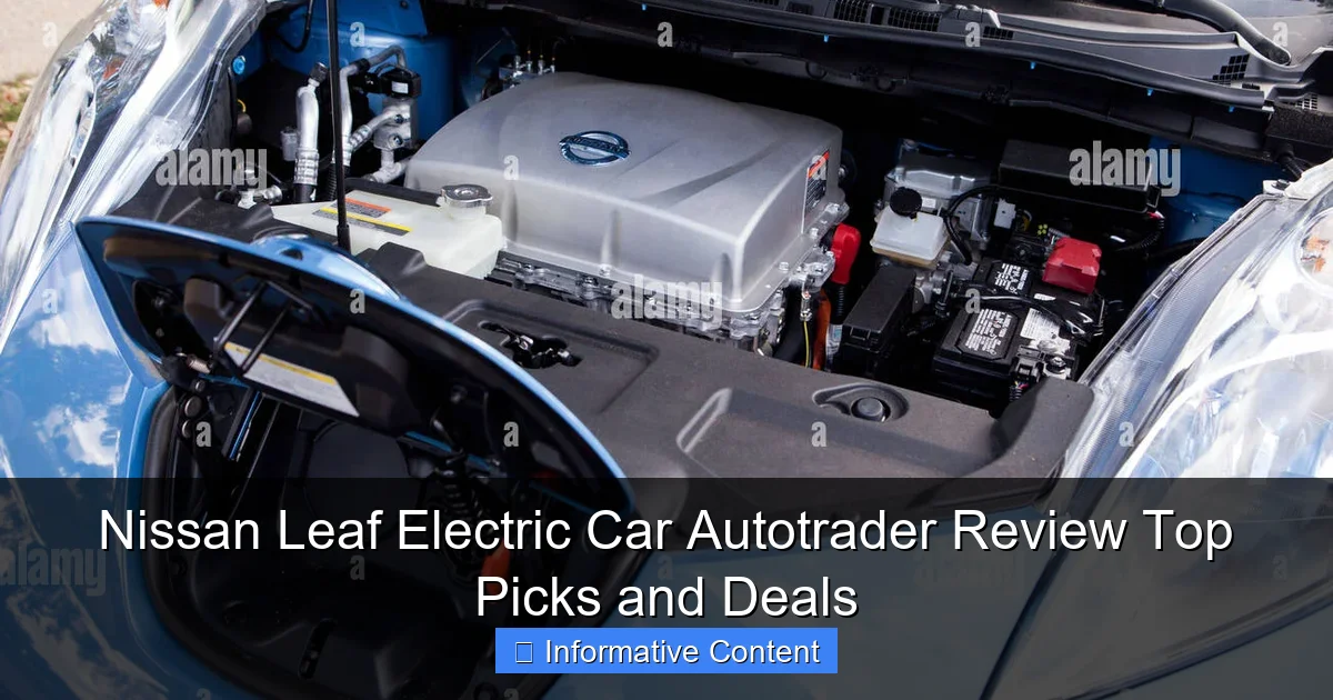 Nissan Leaf Electric Car Autotrader Review Top Picks and Deals
