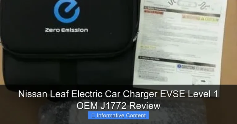 Nissan Leaf Electric Car Charger EVSE Level 1 OEM J1772 Review