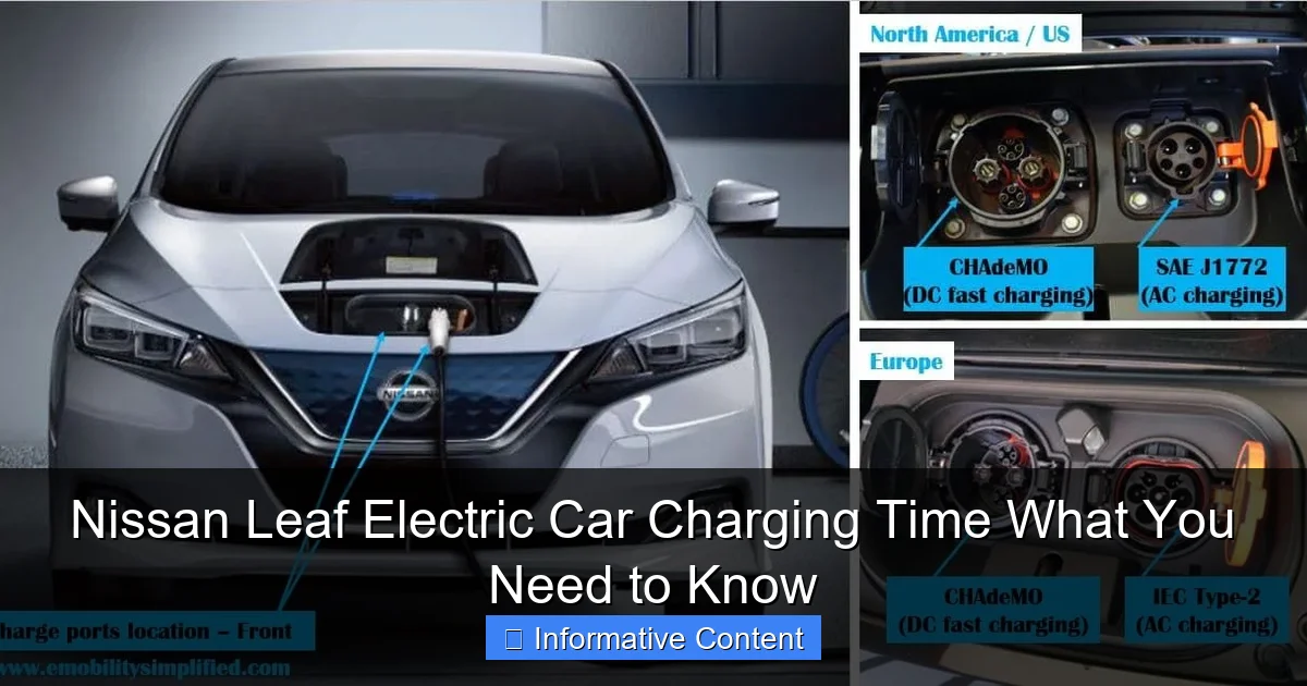 Nissan Leaf Electric Car Charging Time What You Need to Know