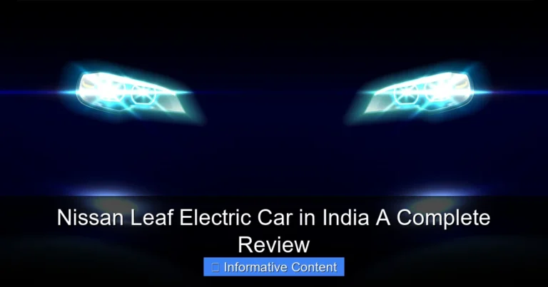 Nissan Leaf Electric Car in India A Complete Review