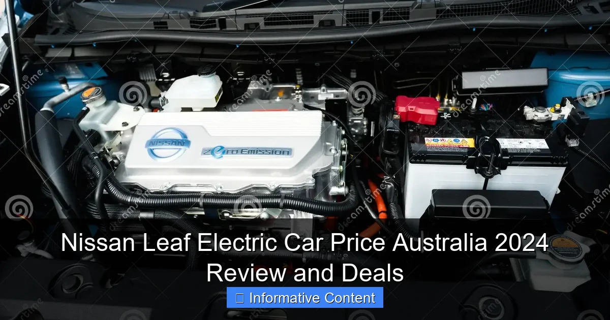 Nissan Leaf Electric Car Price Australia 2024 Review and Deals