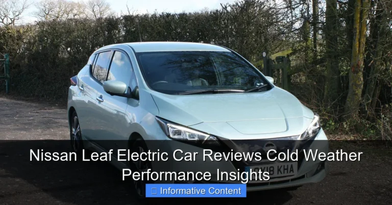 Nissan Leaf Electric Car Reviews Cold Weather Performance Insights