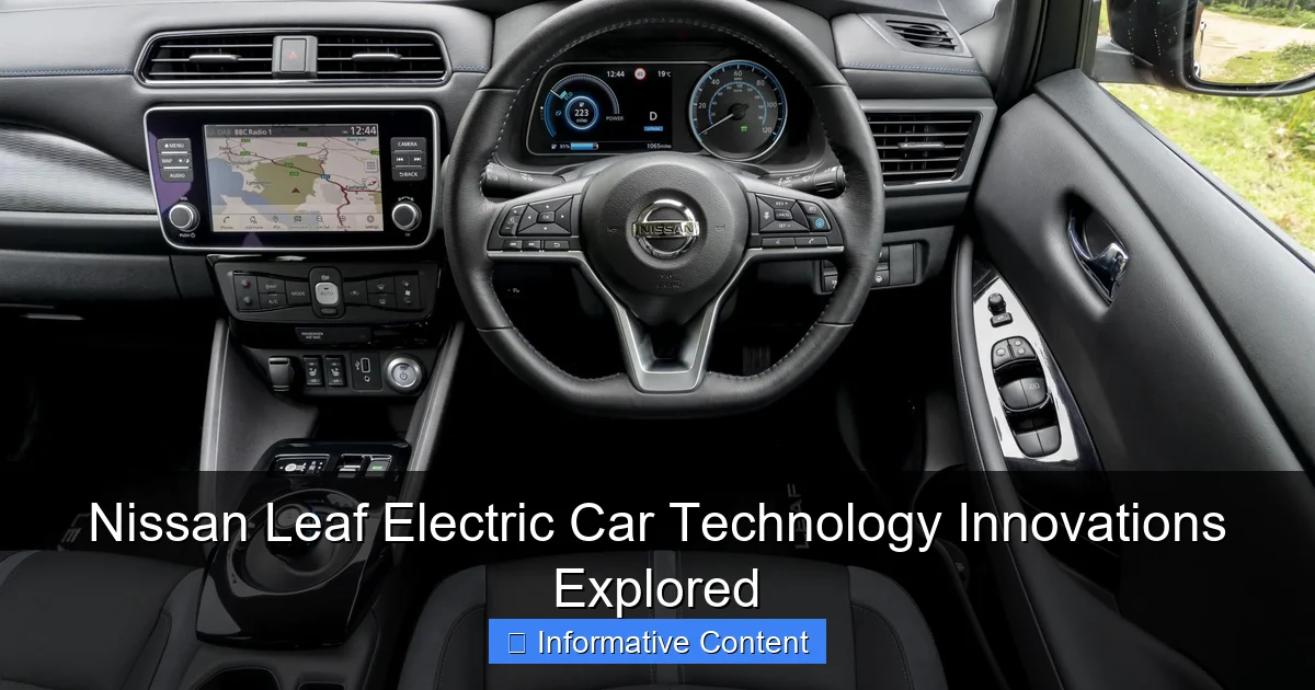 Nissan Leaf Electric Car Technology Innovations Explored