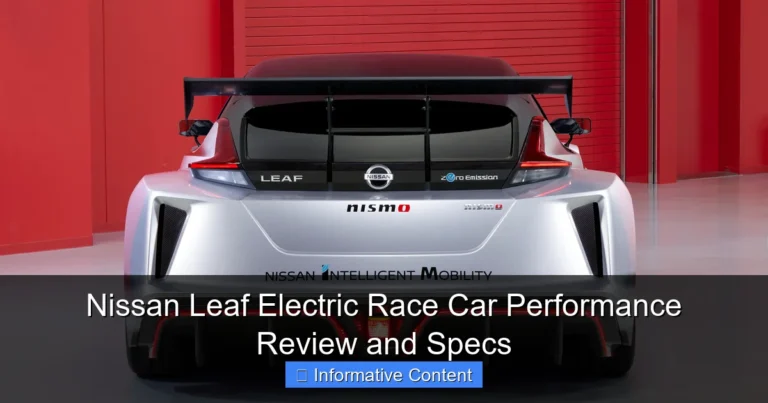 Nissan Leaf Electric Race Car Performance Review and Specs