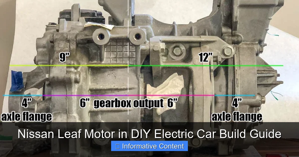 Nissan Leaf Motor in DIY Electric Car Build Guide