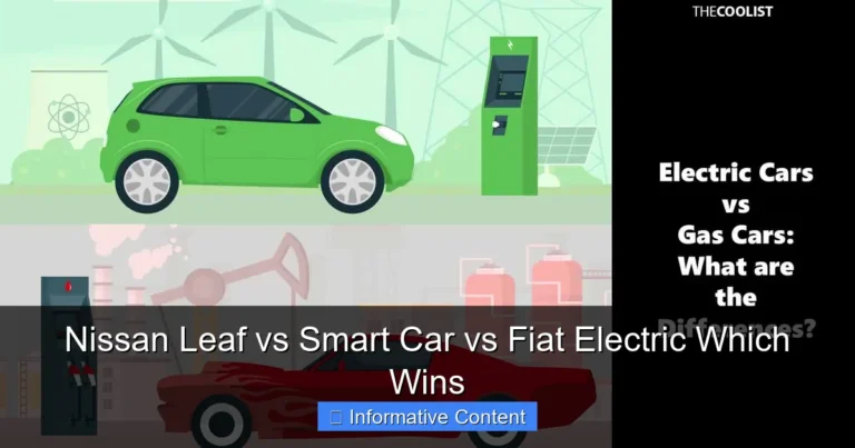 Nissan Leaf vs Smart Car vs Fiat Electric Which Wins