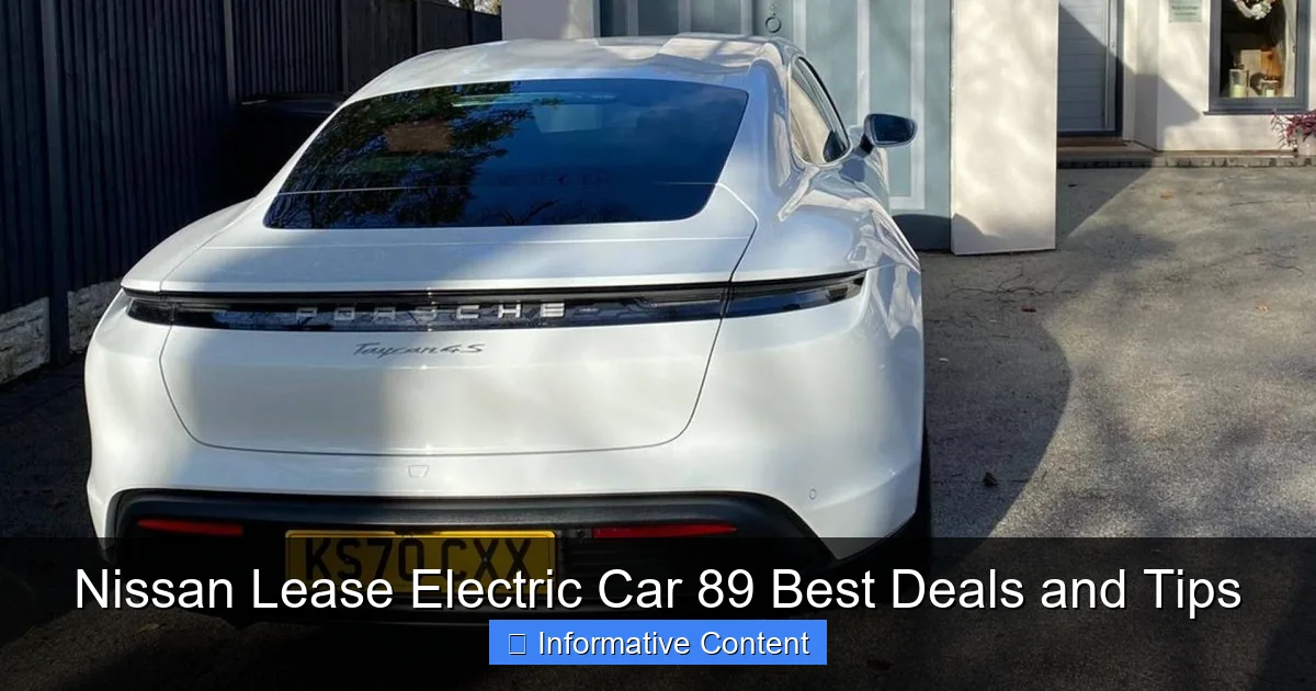 Nissan Lease Electric Car 89 Best Deals and Tips
