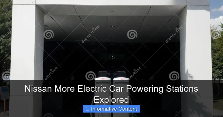Nissan More Electric Car Powering Stations Explored