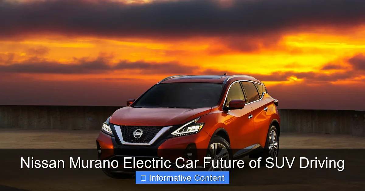 Nissan Murano Electric Car Future of SUV Driving
