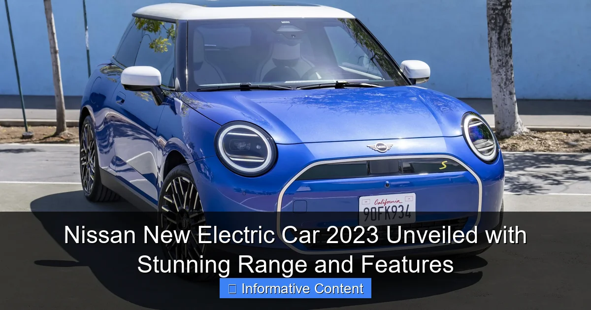 Nissan New Electric Car 2023 Unveiled with Stunning Range and Features