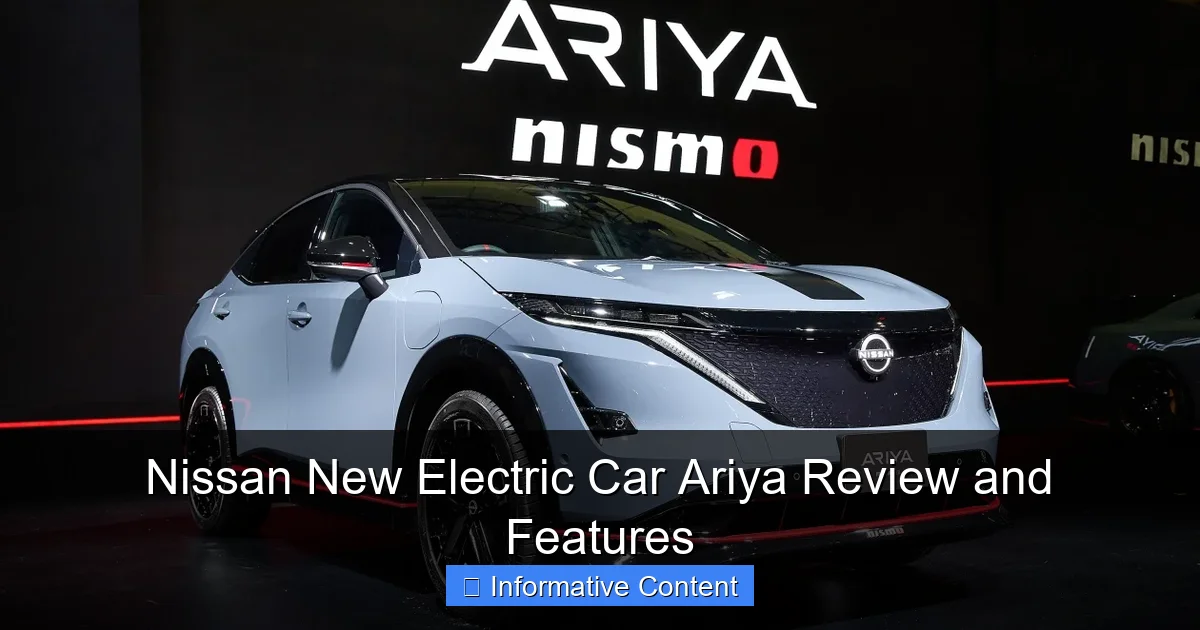 Nissan New Electric Car Ariya Review and Features
