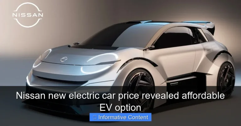 Nissan new electric car price revealed affordable EV option