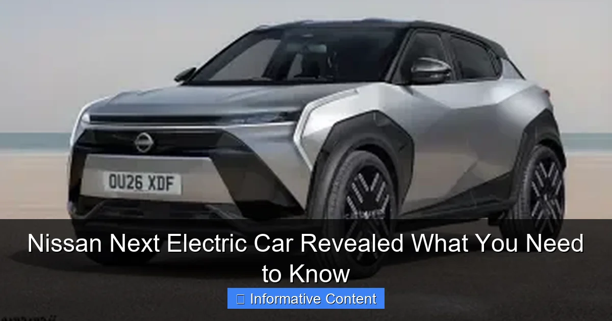 Nissan Next Electric Car Revealed What You Need to Know
