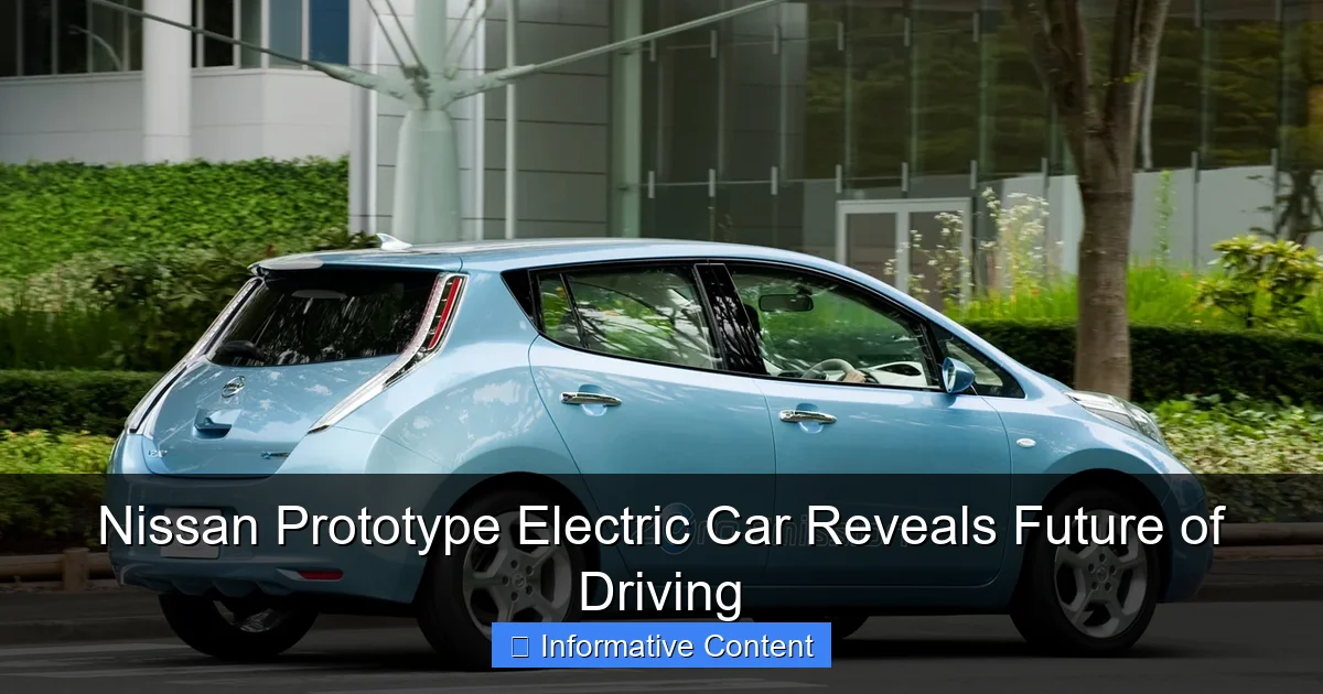 Nissan Prototype Electric Car Reveals Future of Driving