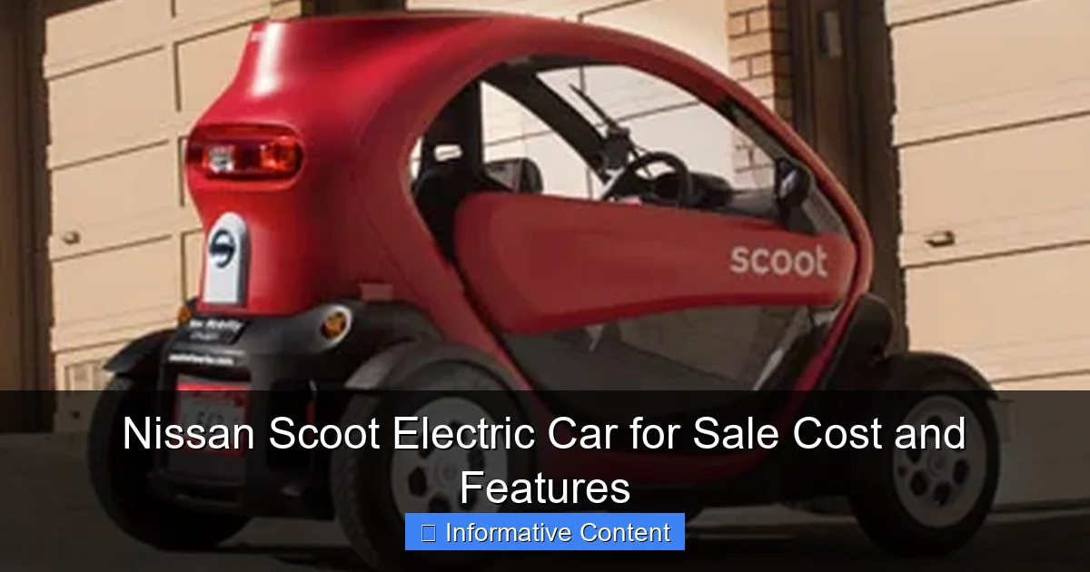Nissan Scoot Electric Car for Sale Cost and Features
